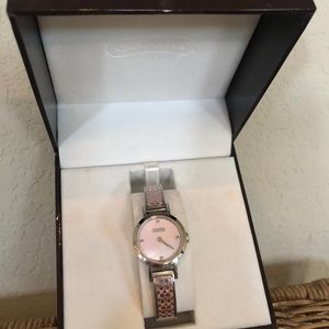 Pink Coach Watch